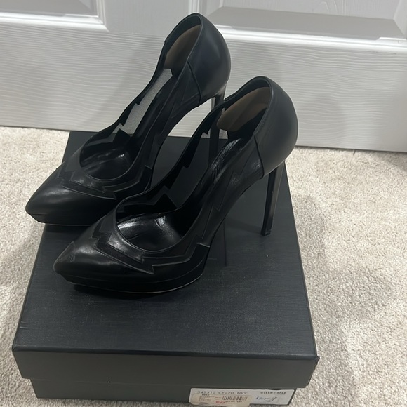 Saint Laurent lightning mesh heels - Picture 2 of 8